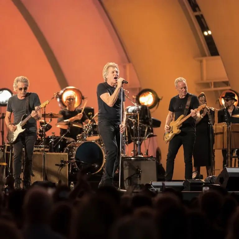 Możliwy powrót do koncertowania: dojrzały zespół rockowy podczas specjalnego występu w amfiteatrze Hollywood Bowl z udziałem zaprzyjaźnionych muzyków