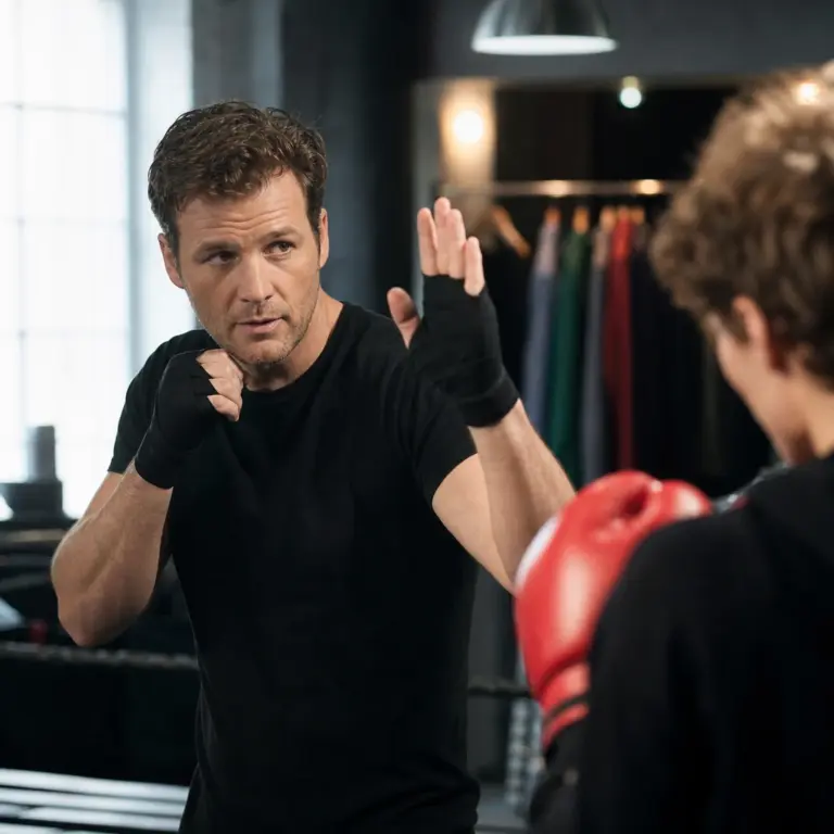 Były aktor rozpoczynający nową karierę jako trener boksu i kickboxingu