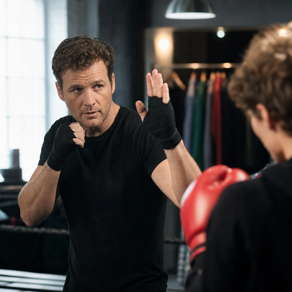 Były aktor rozpoczynający nową karierę jako trener boksu i kickboxingu