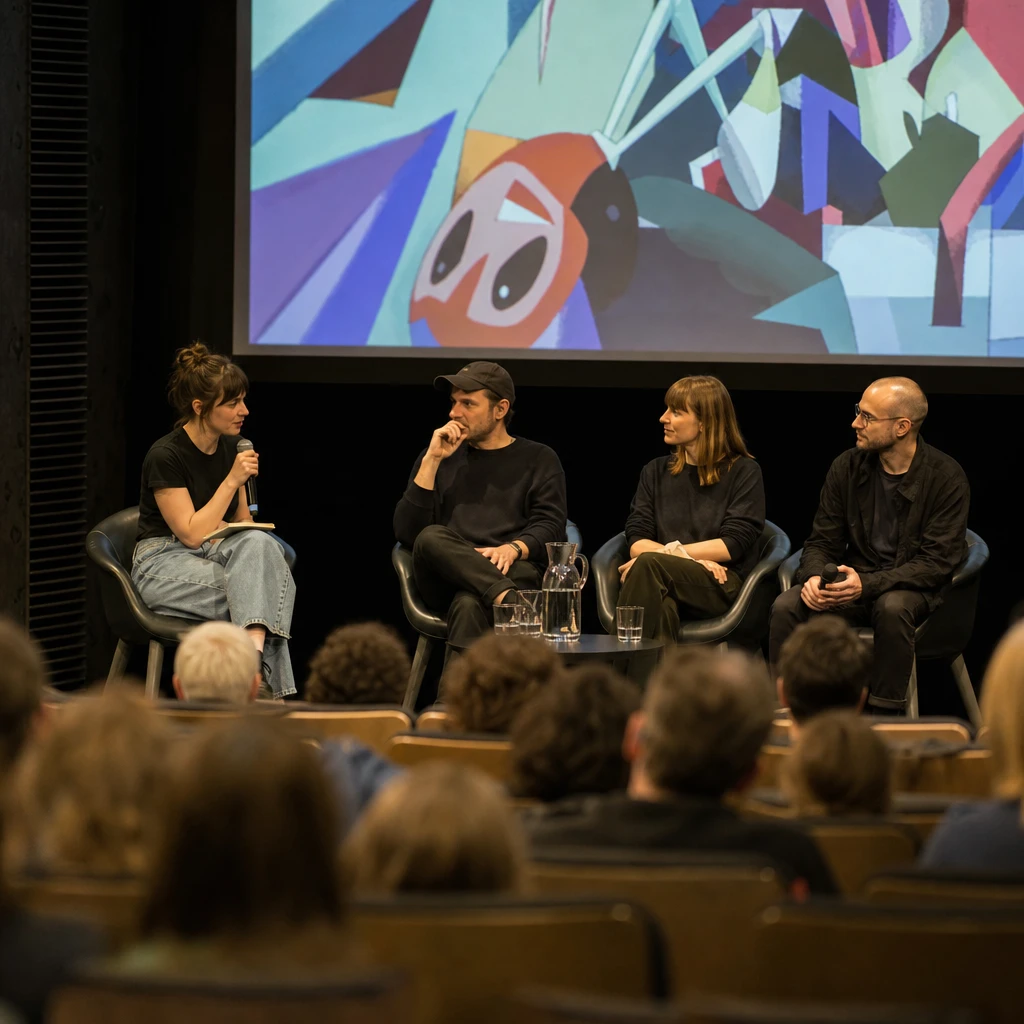 Spotkanie twórców animacji podczas festiwalu filmowego w Łodzi