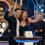 Zwycięstwo pary uczestników teleturnieju muzycznego i wygrana przeznaczona na cel charytatywny