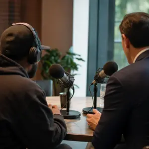 Kontekst rozmowy podcastowej o wieloletniej znajomości muzyka i polityka