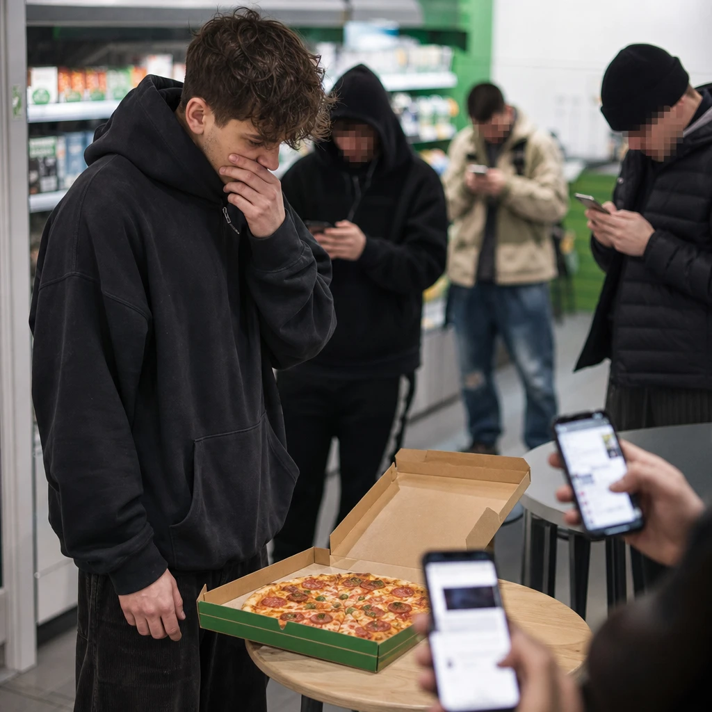 Reakcja opinii publicznej na premierę pizzy influencera w sieci sklepów convenience oraz porównanie z wcześniejszymi kryzysami reputacyjnymi influencerów