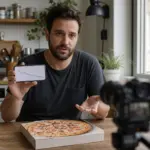 Anonimowy twórca kulinarny komentujący powrót do publikowania po medialnym skandalu związanym z mrożoną pizzą i utratą obserwujących