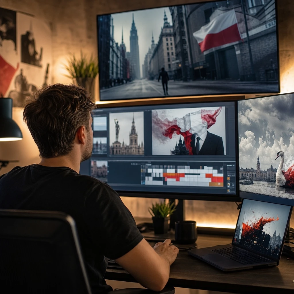 Twórca satyrycznego filmu generowanego przez AI o Polsce i wywołana przez niego debata