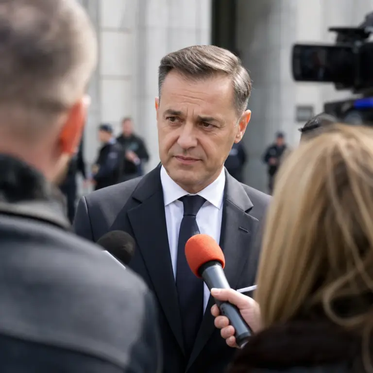 Celebryta po zeznaniach sądowych komentujący medialny konflikt i zaprzeczający plotkom o rozpadzie małżeństwa