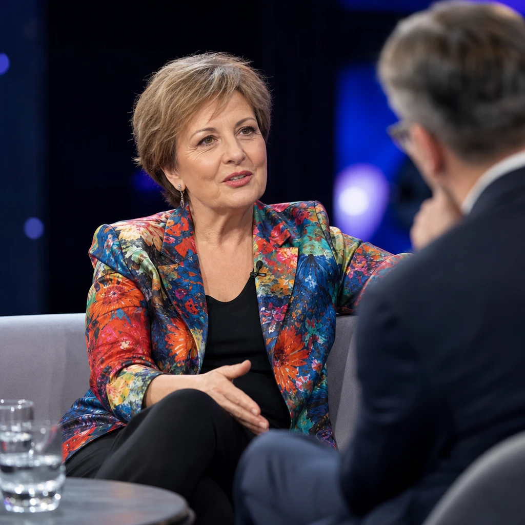 Telewizyjny wywiad z dojrzałą polską piosenkarką o życiu, karierze, rodzinie i kulisach największych przebojów