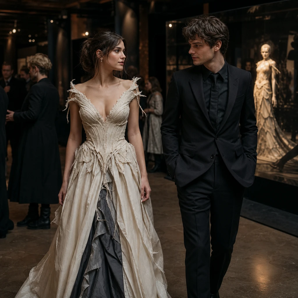 Otwarcie wystawy inspirowanej światem Panem w Paryżu oraz elegancka suknia inspirowana ślubnym strojem Katniss