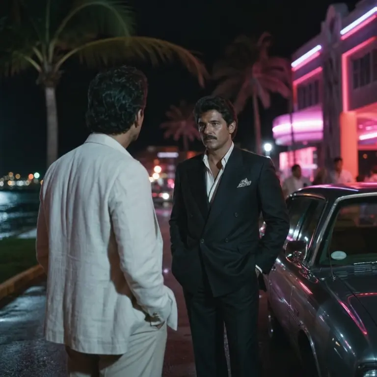 Kryminalny film neo-noir osadzony w Miami w 1985 roku, z udziałem dwóch współpracowników głównego antagonisty