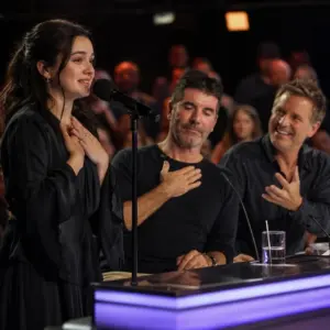 Emocjonalna reakcja jurora po występie młodej wokalistki w telewizyjnym talent show