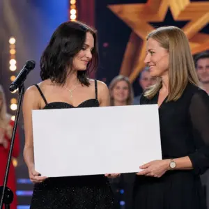 Zwycięstwo anonimowej uczestniczki programu telewizyjnego i przekazanie nagrody na cel charytatywny